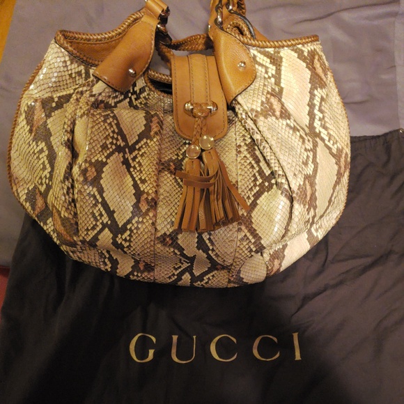 Gucci hobo python snakeskin - Picture 6 of 8